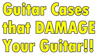 Are Guitar Cases Hurting Your Guitars 10 Case in 20 Minutes [upl. by Kcirb]