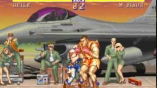 StreetFighterⅡ Turbo 全キャラコンボ集All character exhibition [upl. by Ahsekram102]