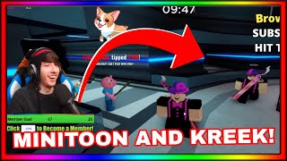 KREEKCRAFT PLAYS PIGGY WITH MINITOON CHAPTER 12 CUSTOM SKIN HINTS AND MORE ROBLOX [upl. by Nekcarb]