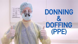 NEW COVID19 Protocols for Dentists Donning amp Doffing PPE [upl. by Aisatnaf]