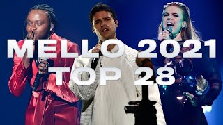 MELODIFESTIVALEN 2021  TOP 28 [upl. by Addiel]