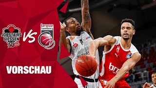 quotDamit können sie jedes Spiel gewinnenquot  Brose Bamberg reist nach Gießen [upl. by Yatnod]