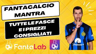 Le mie FASCE MANTRA con tutti i PREZZI CONSIGLIATI  GUIDA ALLASTA 2425 FANTACALCIO [upl. by Assert]