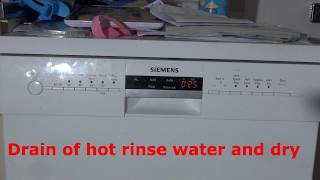 Review and Demonstration of Siemens IQ500 SN26M280GB Fullsize dishwasher [upl. by Allwein80]