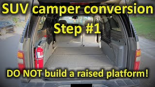 Turn your SUV into a camper [upl. by Accebar]