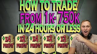 FIFA 22 HOW TO TRADE FROM 1K750K COINS IN LESS THAN 24 HOURS  LOW RISK FILTERS INSANE PROFIT [upl. by Shull]