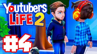 Meeting PewDiePieCyberWare  Lets Play Youtubers Life 2  Ep 4 [upl. by Ahtelra288]