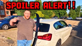 HOW TO INSTALL A SPOILER ON BMW F20 M140i [upl. by Chatterjee]