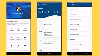 School UI Design in Xamarin Form [upl. by Suiravad590]