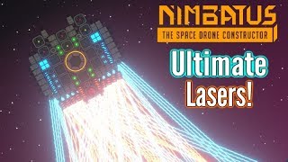 Nimbatus  ULTIMATE Lasers Digging amp Attacking  Closed Alpha Gameplay [upl. by Ahsenra129]