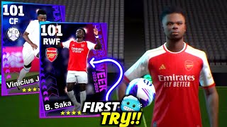 Trick To Get 101 Rated Vinicius Jr amp Saka From Potw Encored Stars In eFootball 2024 Mobile [upl. by Gnouv35]