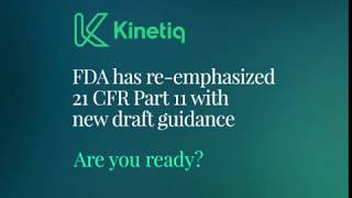 21 CFR Part 11 Compliance [upl. by Georgianne]