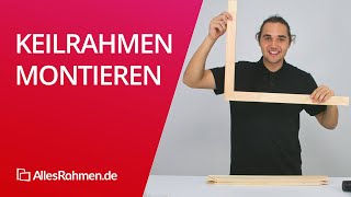 So baut ihr einen Keilrahmen zusammen – perfekt in nur 4 Schritten [upl. by Anitserp]