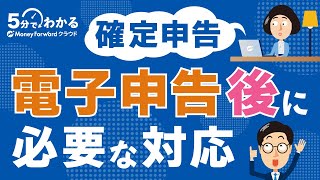 【確定申告】電子申告後に必要な対応とは？ [upl. by Marlene]