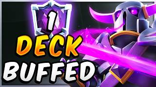 Deck finished 1 IN THE WORLD And Clash Royale BUFFED IT [upl. by Lleder150]