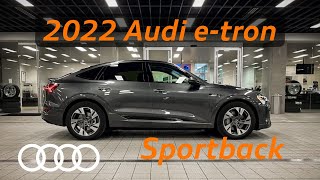 Is the base model of the 2022 Audi etron Sportback worth it [upl. by Ainuj]