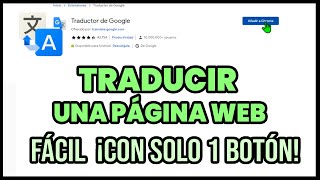 ➡️ Cómo TRADUCIR el TEXTO de una PÁGINA WEB Fácil Gratis y Rápido con Extensión de Chrome [upl. by Fogg]