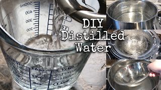 How to make Distilled Water at home [upl. by Imnubulo]