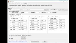 ez1095 Tutorial How to import form 1095C data from spreadsheet [upl. by Oralee]