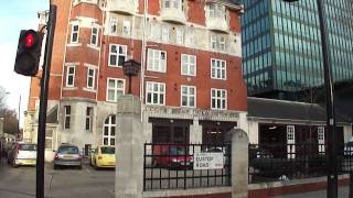 LCC Euston Fire Brigade Station built in 1902 Euston Road London UK 14th December 2011 [upl. by Jillene555]