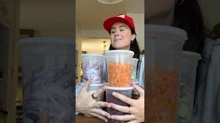 weekly ingredient prep shorts mealprep [upl. by Eohce]