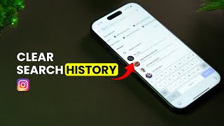 How to clear search history on Instagram [upl. by Ladnar]