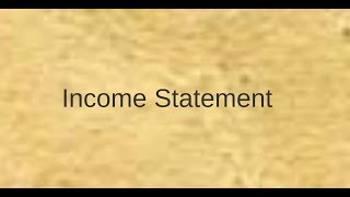 A21 Income Statement قائمة الدخل [upl. by Wattenberg]