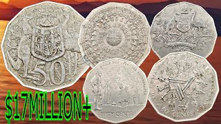 Top HighValue Australian 10 20 and 50 Cent Coins Worth Big Money  Expensive Coin Treasures [upl. by Kalli]