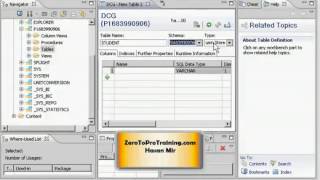 SAP HANA Studio Tutorial 3  Creating Tables Using SAP HANA Studio [upl. by Eniar334]