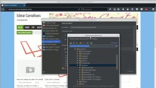 Criando um projeto do Laravel direto no PHPStorm [upl. by Adehsar]