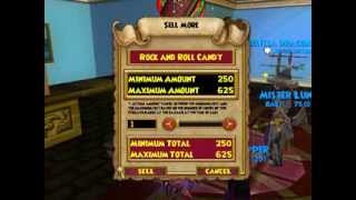 Wizard101 Selling Snacks and Making Quick Gold [upl. by Aylward38]