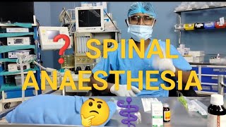 spinal anaesthesia kya haiwhat is spinal anaesthesia [upl. by Ehcar]