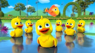 Seis Patitos  Canciones Infantiles  6 Patitos  Fun For Kids TV [upl. by Zavala]