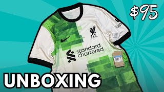 Unboxing 2 Jersey Liverpool Away 20232024 Original [upl. by Nilam507]