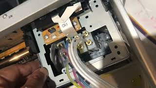 Epson r3000p600 Ink assembly removal and change to DX7 Dampers to ciss DTF [upl. by Anetsirk]