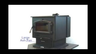 US Stove Wood Stove  123000 BTU EPACertified Model 3000 [upl. by Lesnah343]