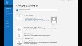 How To Add Multiple Email Accounts in Microsoft Outlook 2016  2019  2021  Office 365 outlook [upl. by Verlee]