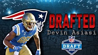 Patriots Draft TE Devin Asiasi  2020 NFL Draft [upl. by Ujawernalo]