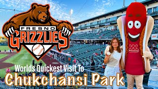 Worlds Quickest Ballpark Visit  Chukchansi Park  Home of the Fresno Grizzlies [upl. by Elleyoj]