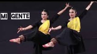 Mi Gente Carnatic mix I Indian Raga  Dance Cover  Mahesh Raghavan I Vinod Krishnan [upl. by Ecnaralc]