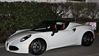 Alfa Romeo 4C Spider and 4C  LOUD Sound  Driving [upl. by Benzel]