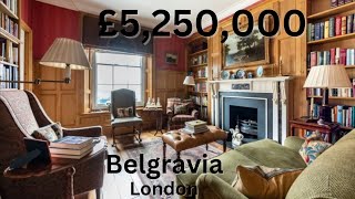 £5250000 Belgravia House  London Real Estate [upl. by Corsiglia]