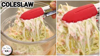 Coleslaw Recipe by YES I CAN COOK [upl. by Zerla]