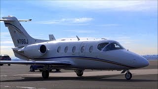 Raytheon BeechJet 400A  Engine Start Taxi amp Takeoff [upl. by Mcferren]