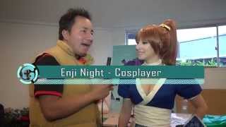 Gsite entrevista a Enji Night Cosplayer  SOFA 2015 [upl. by Epuladaugairam]