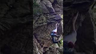 Version jump climbing rockclimbing nature dyno sports sport try [upl. by Giguere]