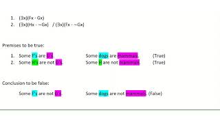 Counterexample example in Predicate Logic [upl. by Ahsercel483]