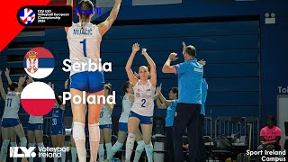 Full Match  Serbia vs Poland  CEV U20 Volleyball European Championship 2024  Women [upl. by Philipp]