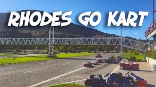 LARDOS GO KARTS FREE RIDE RHODES GREECE KARTING  ПРОКАТНЫЙ КАРТИНГ ГРЕЦИЯ [upl. by Anirtep]