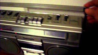 VINTAGE OLD SCHOOL PANASONIC RX5030 STEREO RADIO CASSETTE RECORDER BOOMBOX [upl. by Haduhey]